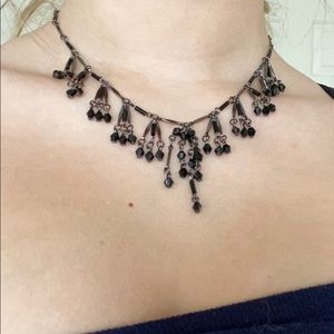 Black fancy necklace